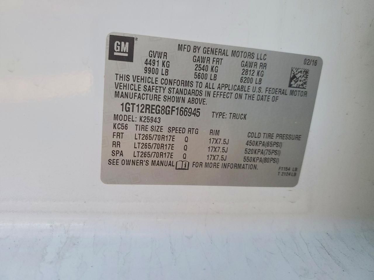 2016 GMC Sierra K2500 Heavy Duty