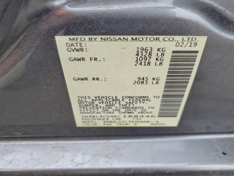 2019 Nissan Altima sr