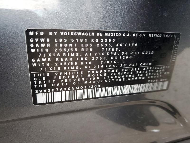 2022 Volkswagen Tiguan se