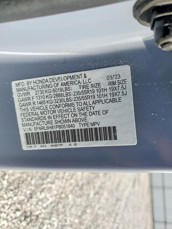 2023 Honda Odyssey Touring