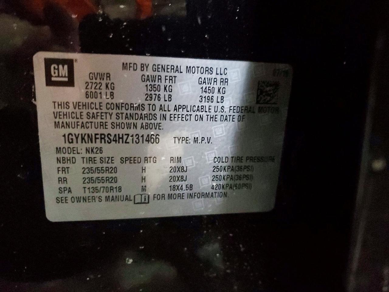 2017 Cadillac XT5 Platinum