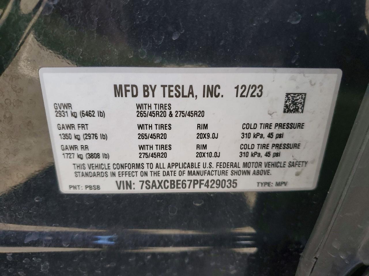 2023 Tesla Model x