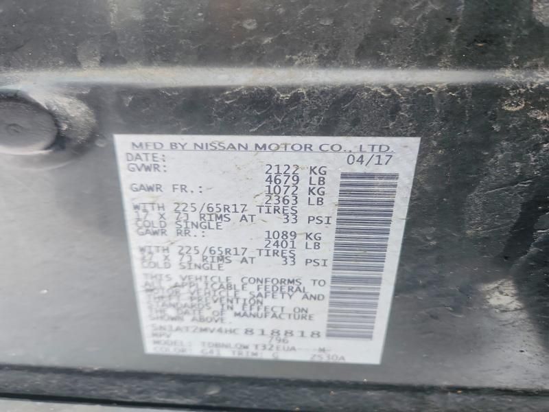 2017 Nissan Rogue sv