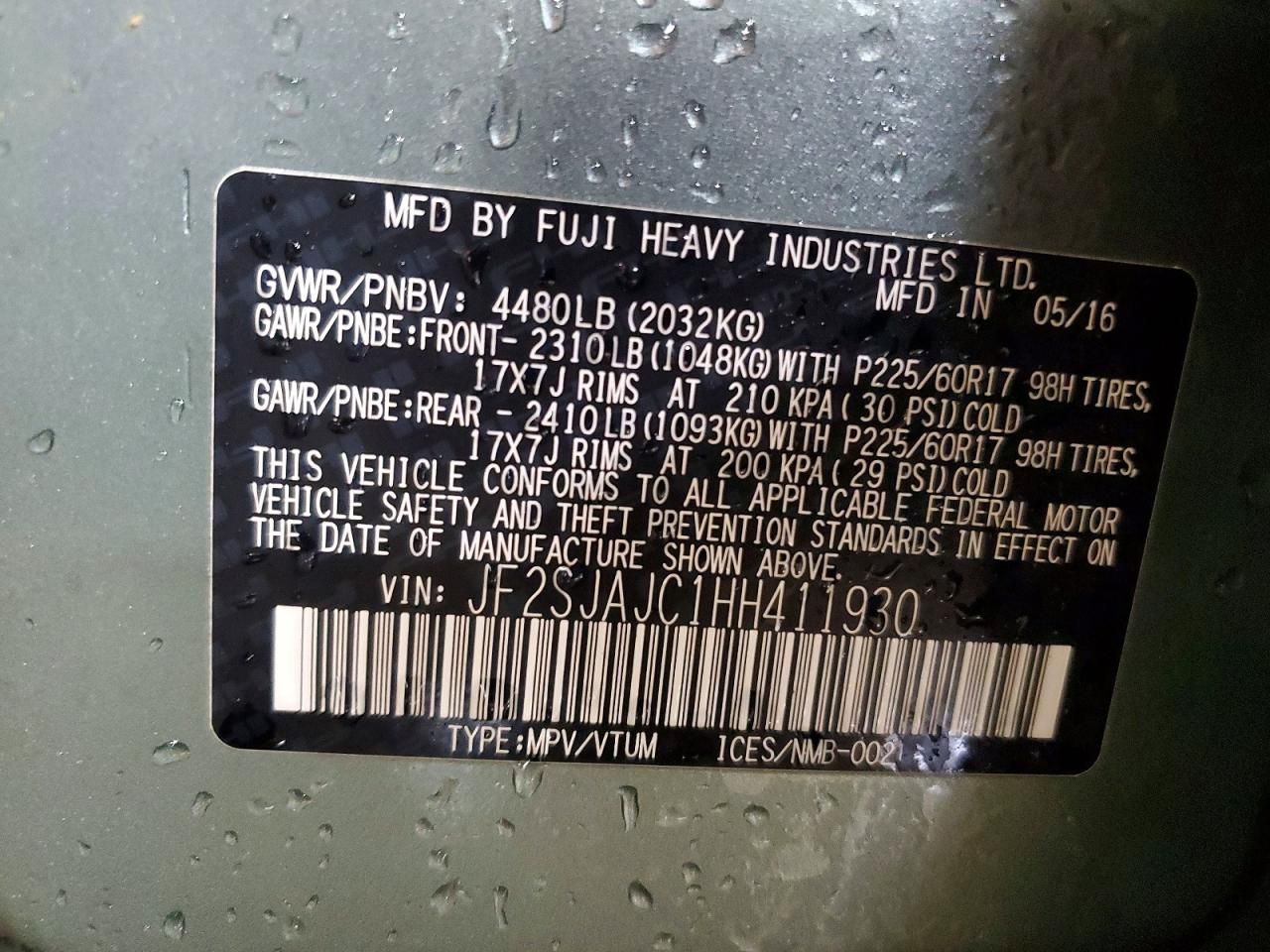 2017 Subaru Forester 2.5i Limited