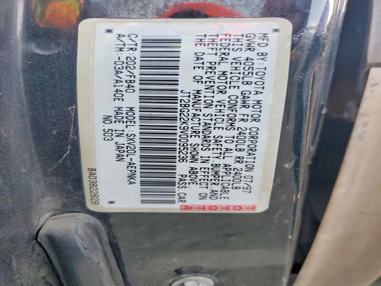 1997 Toyota Camry le