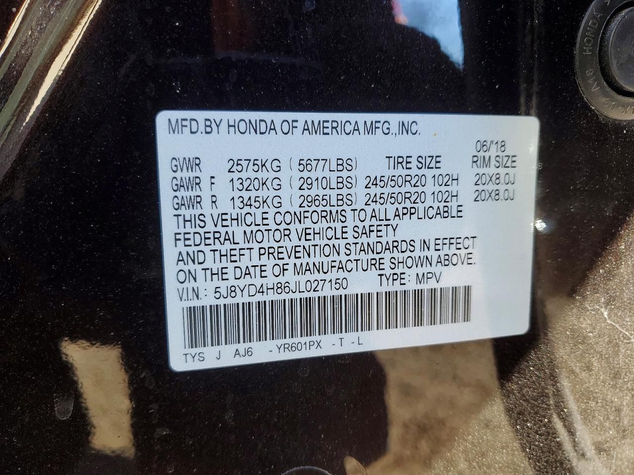 2018 Acura Mdx Advance