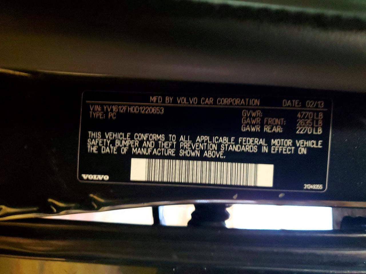 2013 Volvo S60 T5