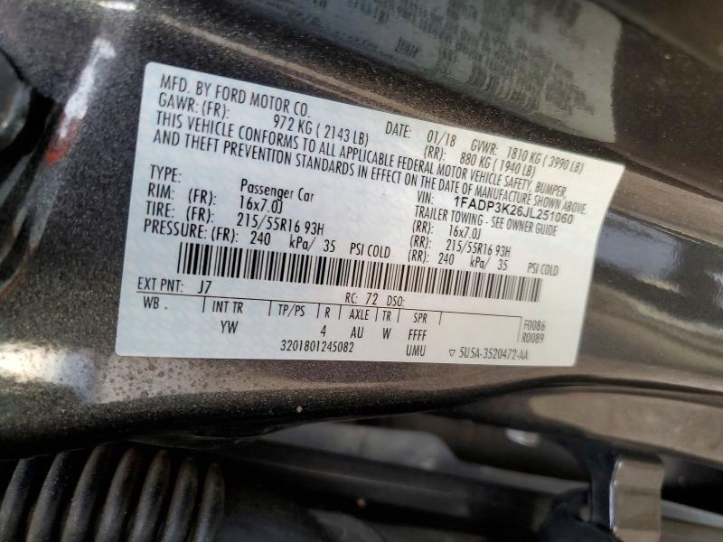 2018 Ford Focus se