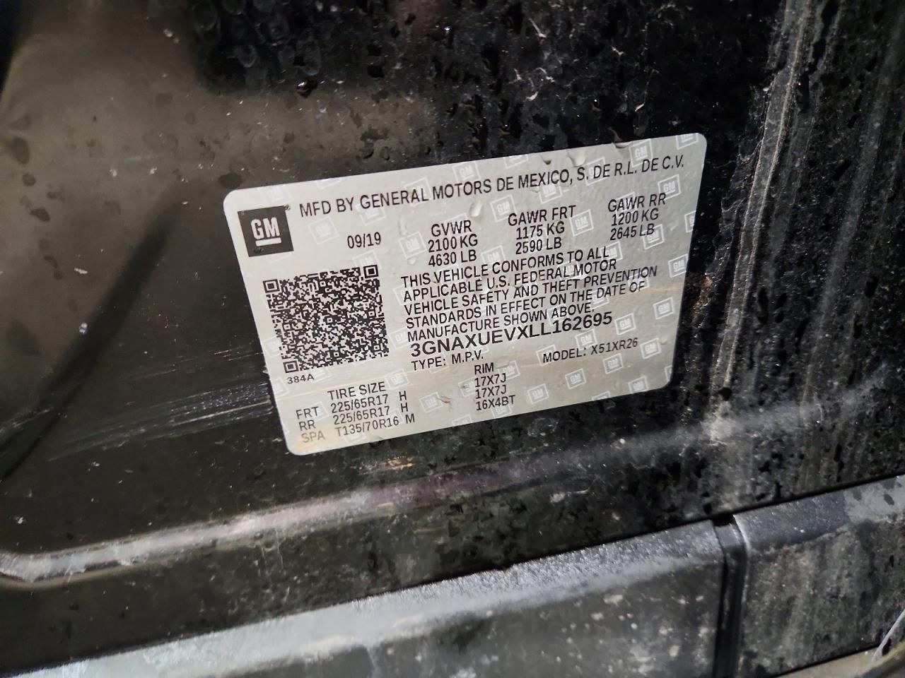 2020 Chevrolet Equinox lt