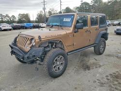 Jeep Wrangler salvage cars for sale: 2015 Jeep Wrangler Unlimited Rubicon