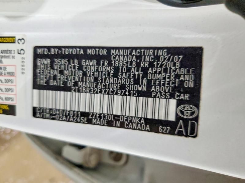 2007 Toyota Corolla ce