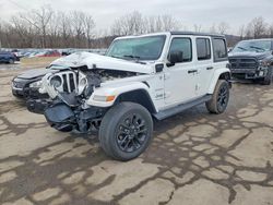 Jeep salvage cars for sale: 2023 Jeep Wrangler Sahara 4XE