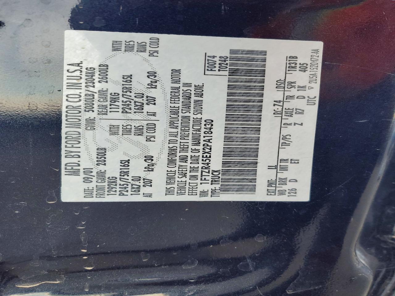 2002 Ford Ranger Super cab