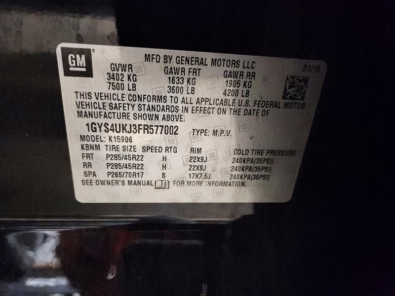 2015 Cadillac Escalade esv Platinum