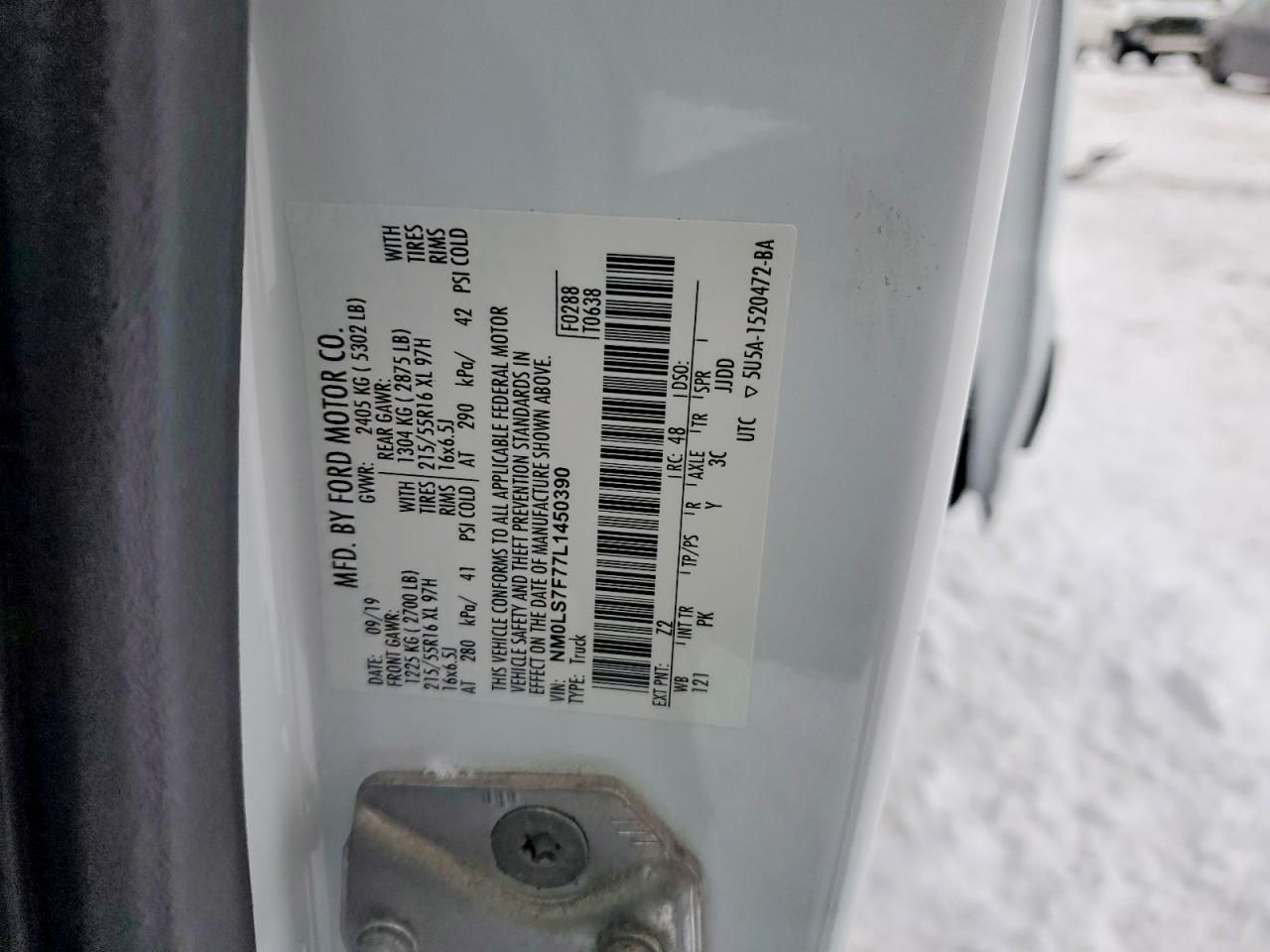 2020 Ford Transit Connect XLT