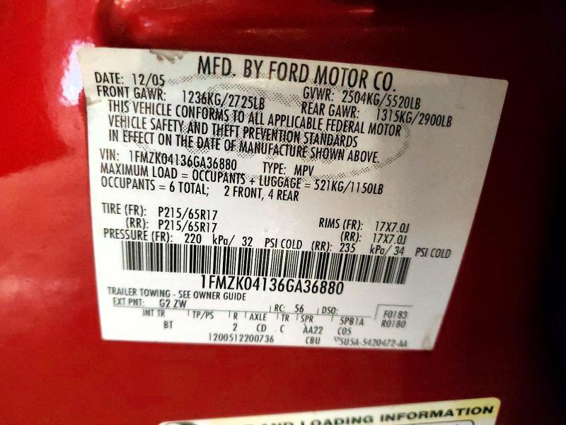 2006 Ford Freestyle se