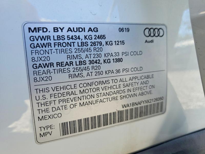 2019 Audi Q5 Premium Plus