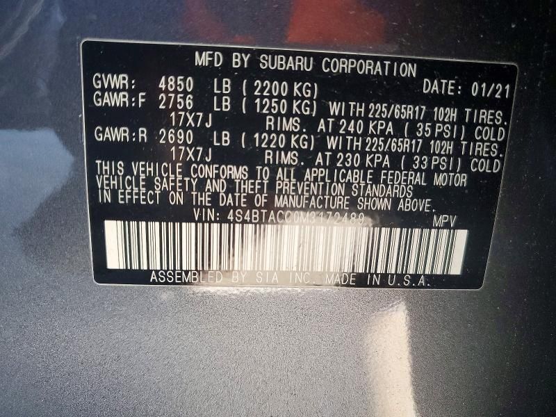 2021 Subaru Outback Premium