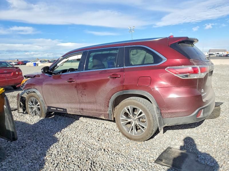 2016 Toyota Highlander xle