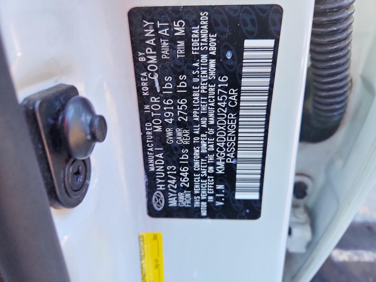 2013 Hyundai Genesis 3.8l