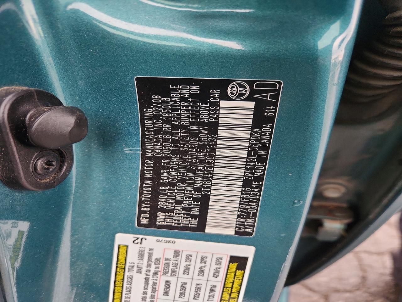 2009 Toyota Corolla Base