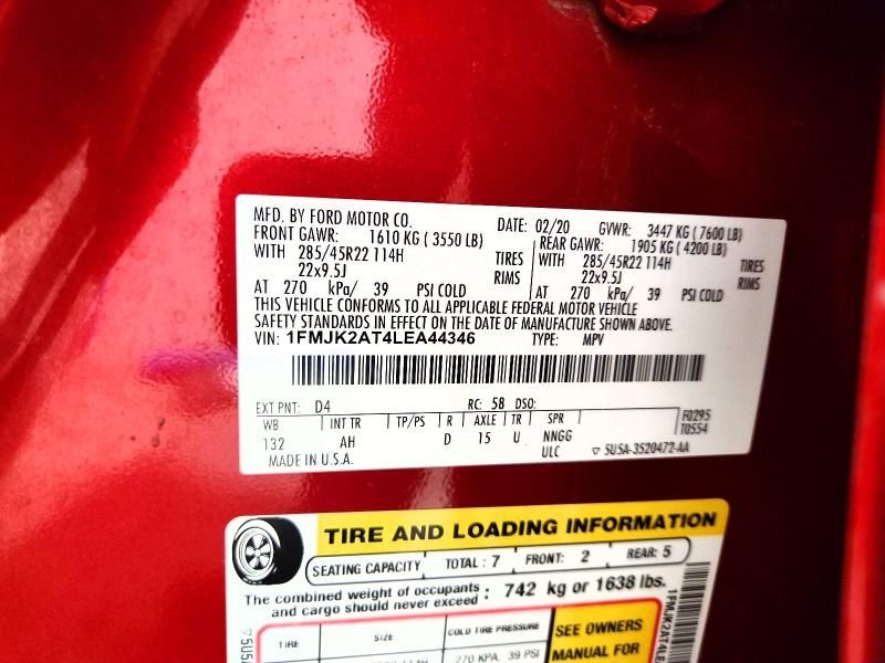 2020 Ford Expedition max Limited