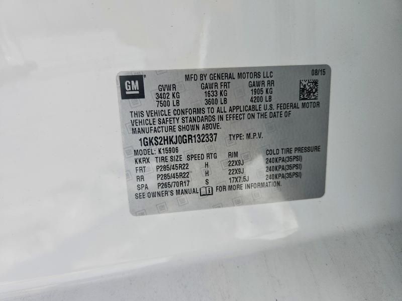 2016 GMC Yukon xl Denali