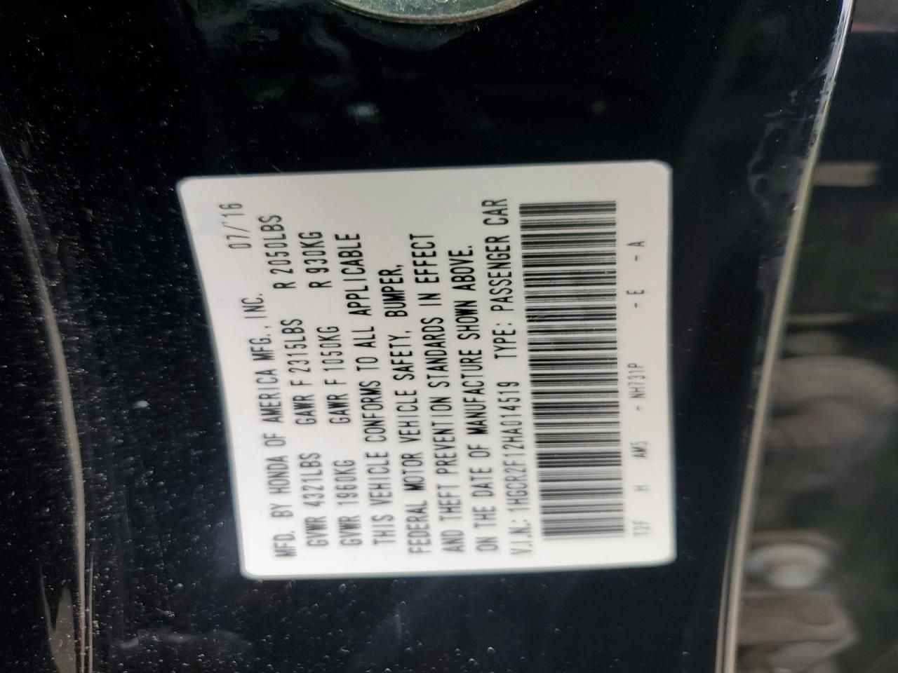 2017 Honda Accord Sport Special Edition