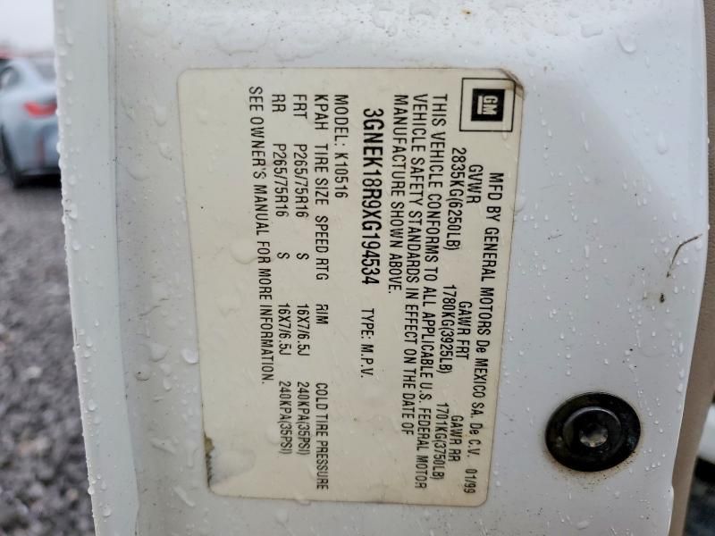 1999 Chevrolet Tahoe K1500