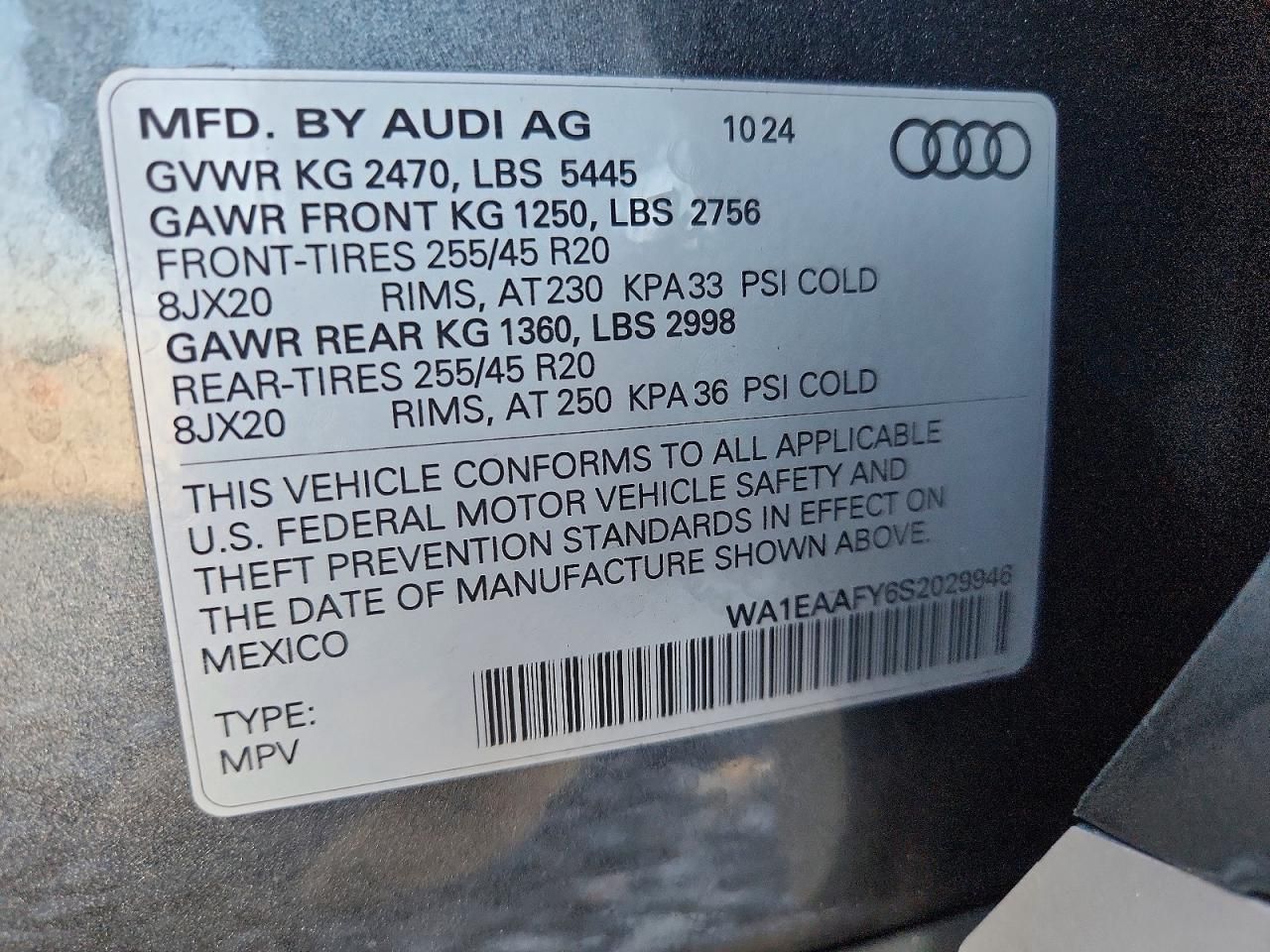 2025 Audi Q5 Premium Plus 45