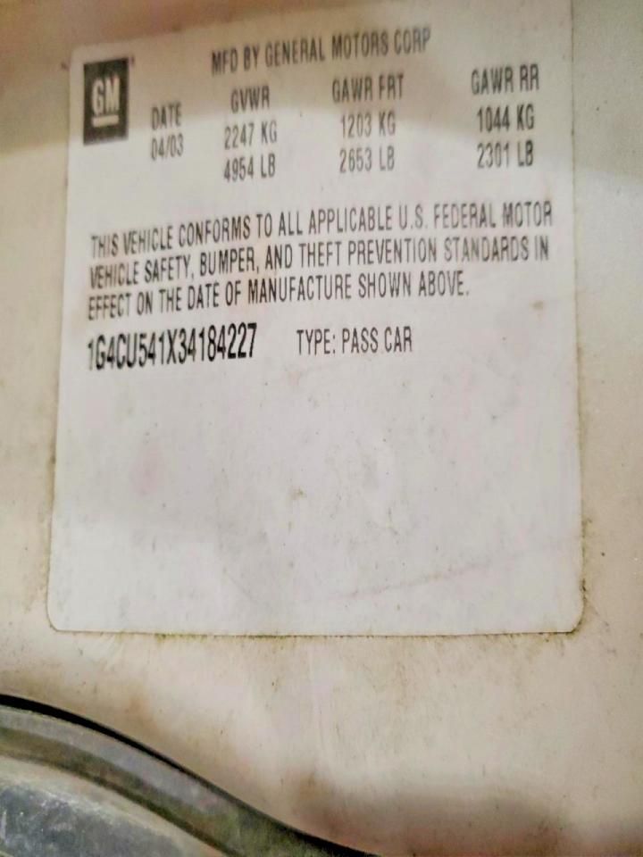 2003 Buick Park Avenue Ultra