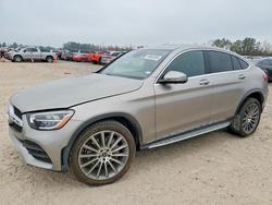 Salvage cars for sale from Copart Houston, TX: 2021 Mercedes-Benz Glc Coupe 300 4matic