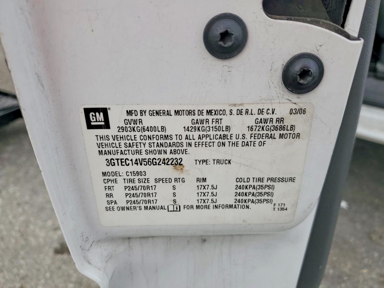 2006 GMC New Sierra C1500