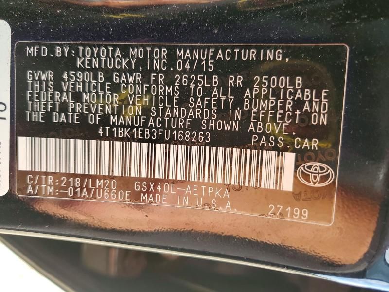 2015 Toyota Avalon xle