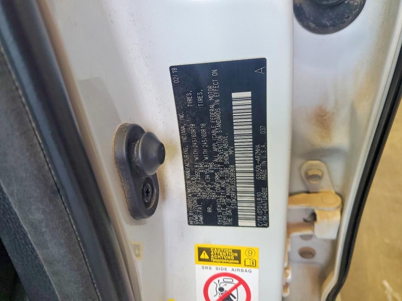 2018 Toyota Highlander se