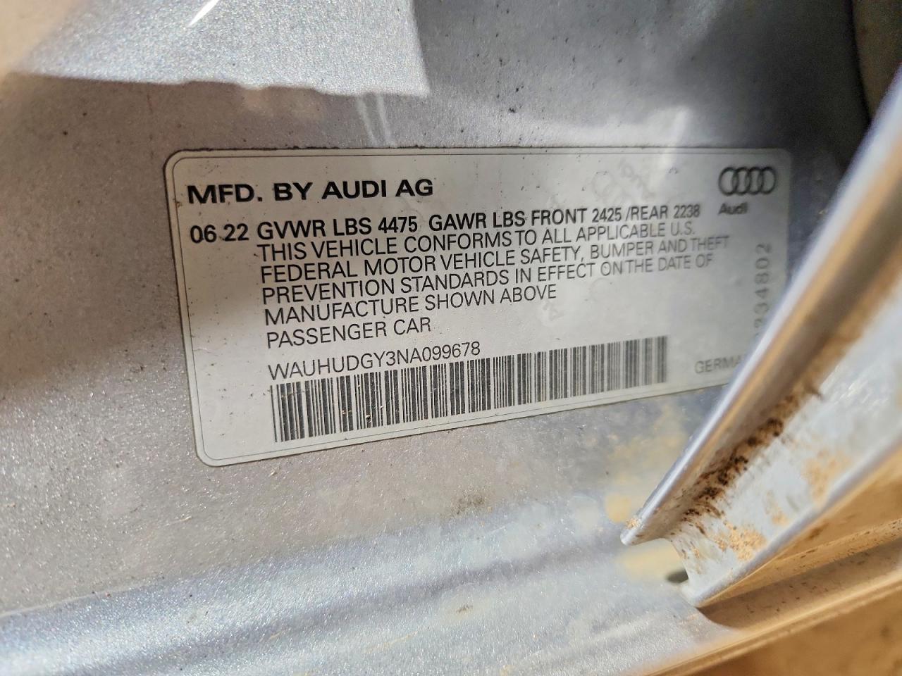 2022 Audi A3 Premium Plus