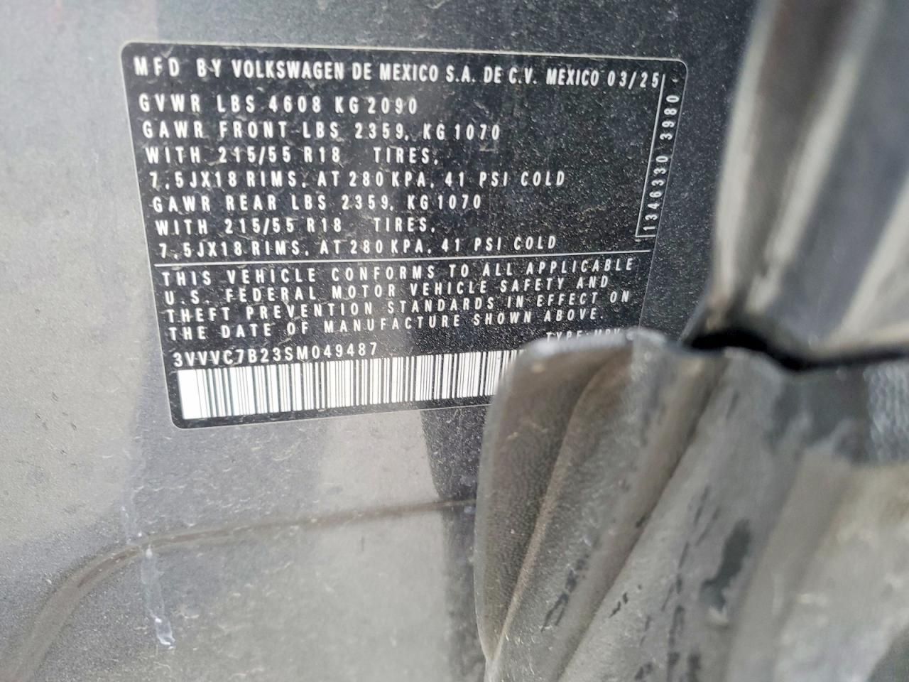 2025 Volkswagen Taos se