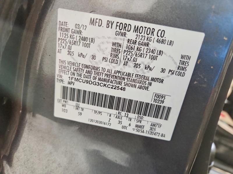 2012 Ford Escape xlt