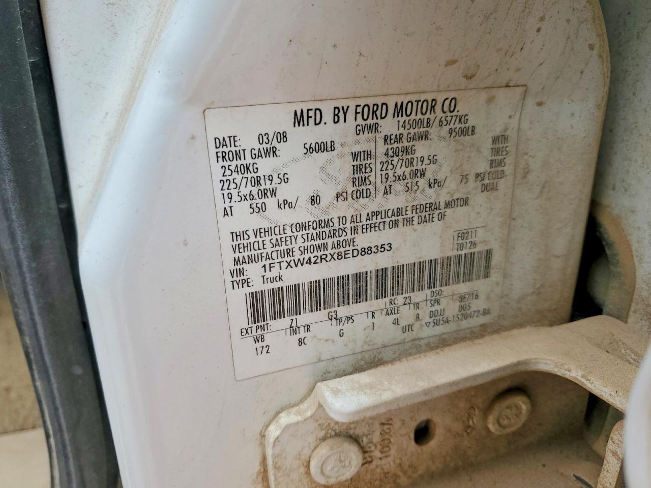 2008 Ford F450 Super Duty
