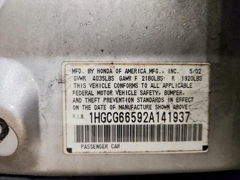 2002 Honda Accord lx