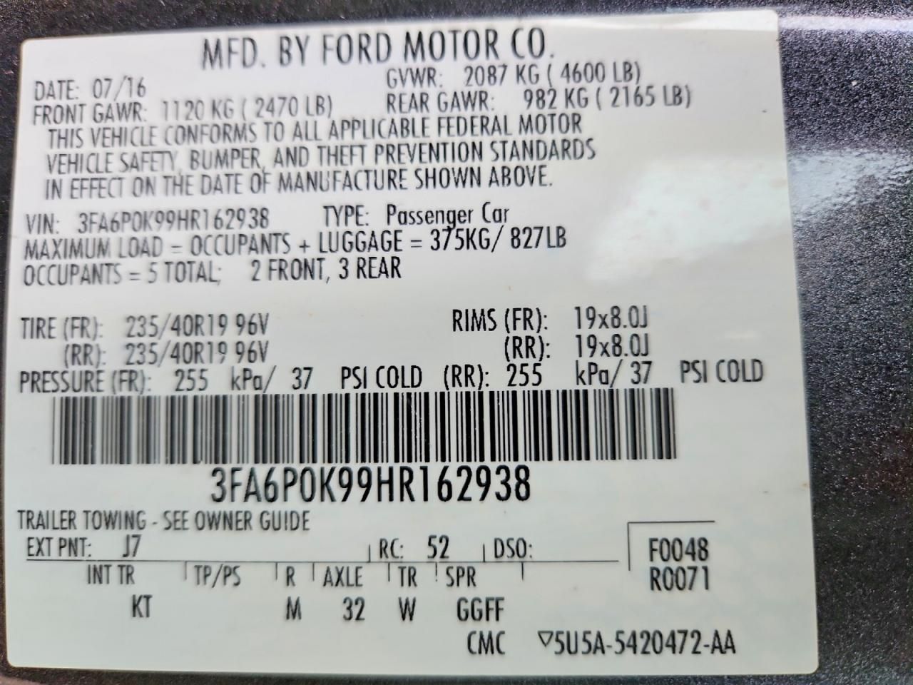 2017 Ford Fusion Titanium