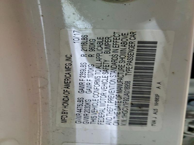 2018 Honda Accord Touring