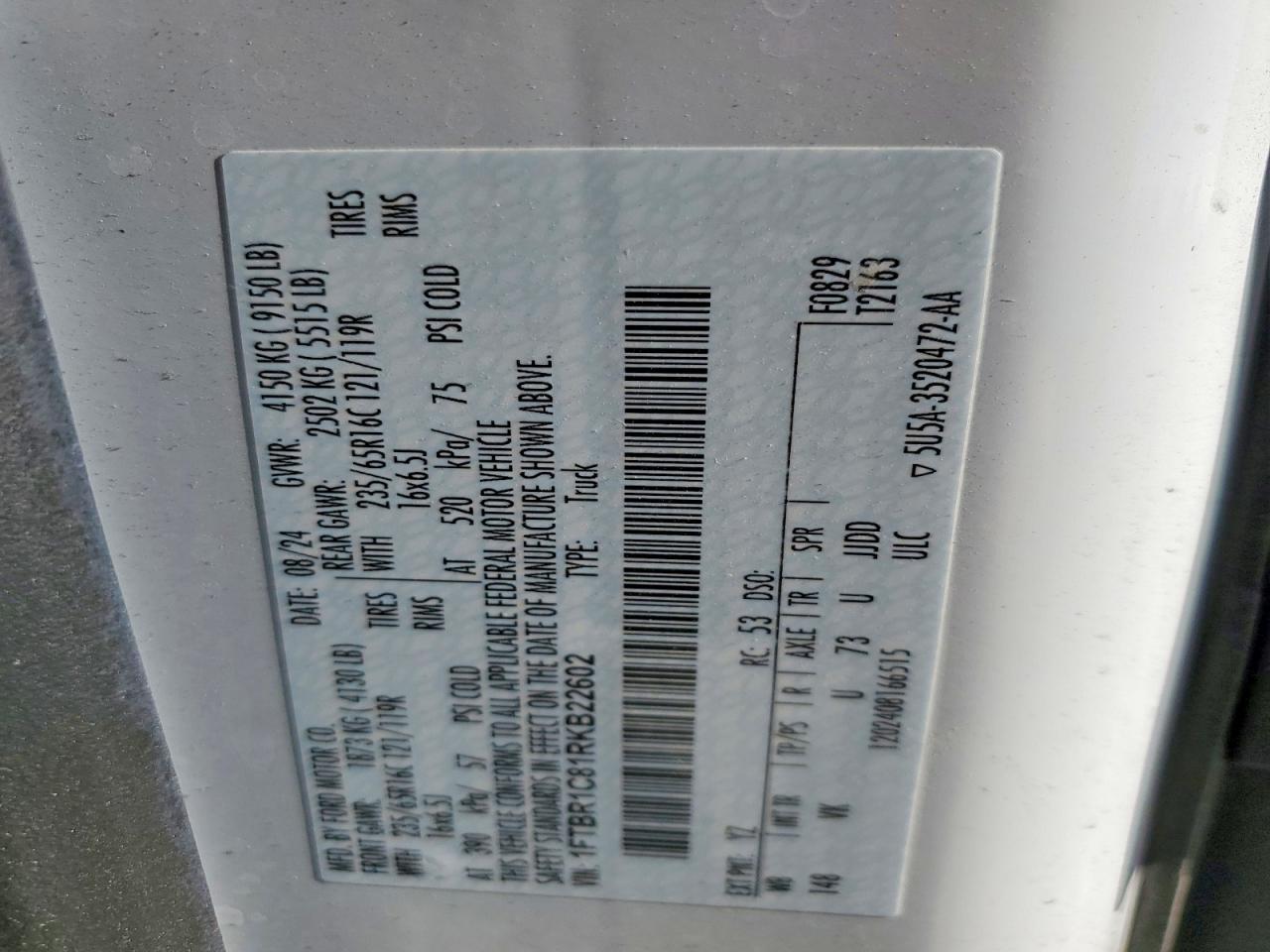 2024 Ford Transit 250 Delivery Van