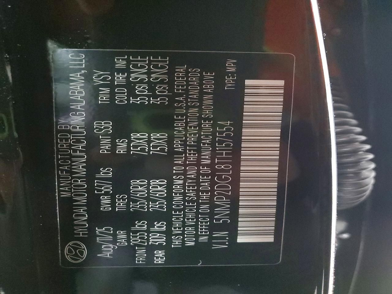 2026 Hyundai Santa fe sel