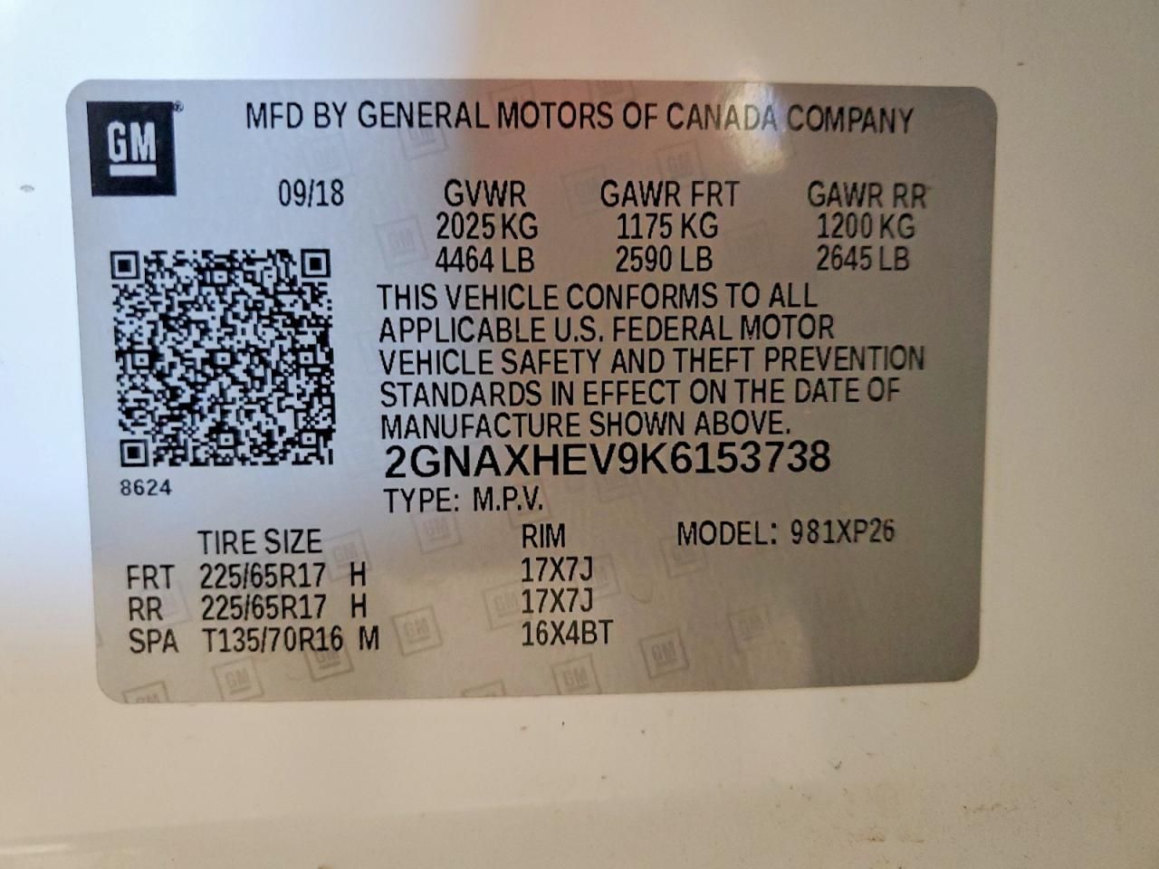 2019 Chevrolet Equinox ls