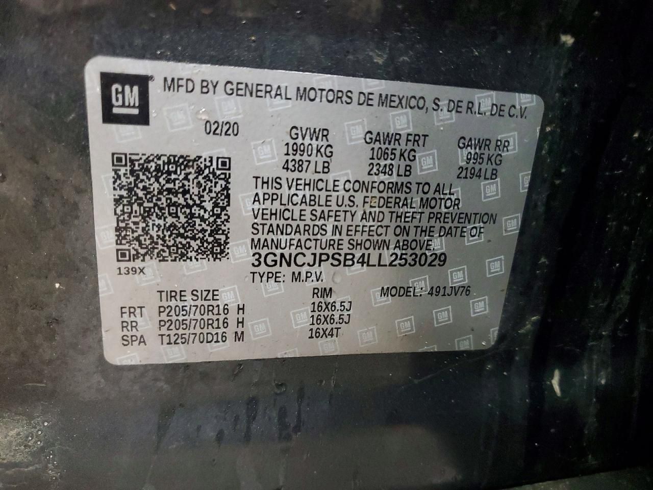 2020 Chevrolet Trax 1LT