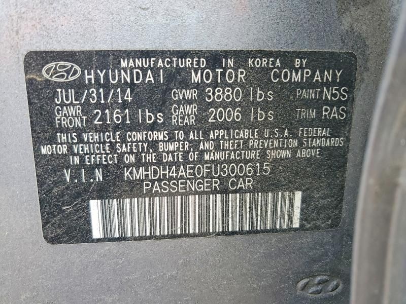 2015 Hyundai Elantra se