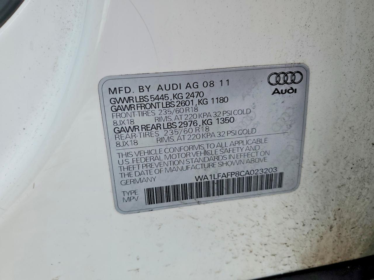 2012 Audi Q5 Premium Plus