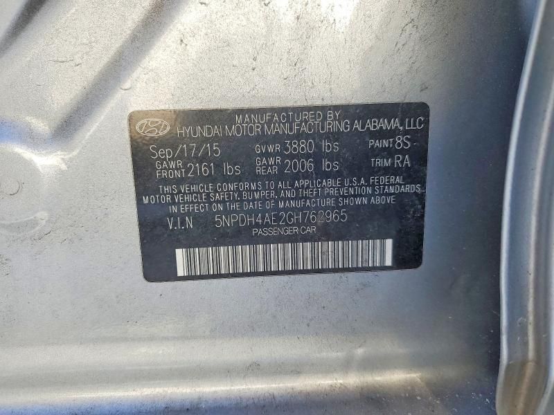 2016 Hyundai Elantra se