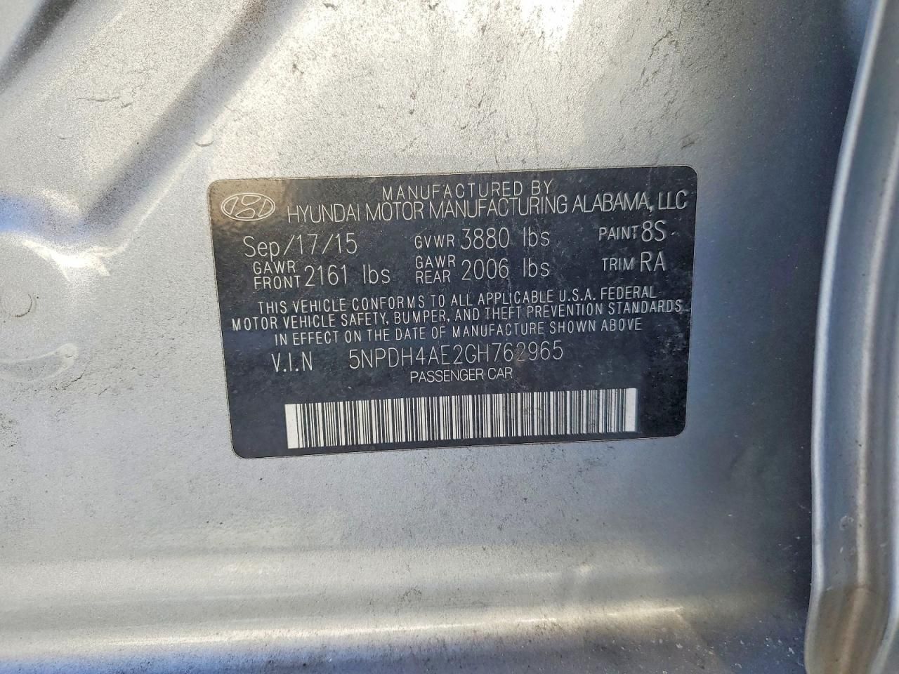 2016 Hyundai Elantra se